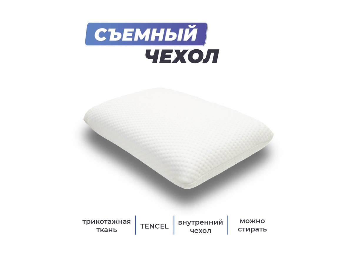 Анатомическая подушка Фабрика сна Memory-4 S gel