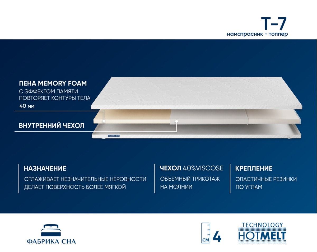 Топпер Т-7 70х200