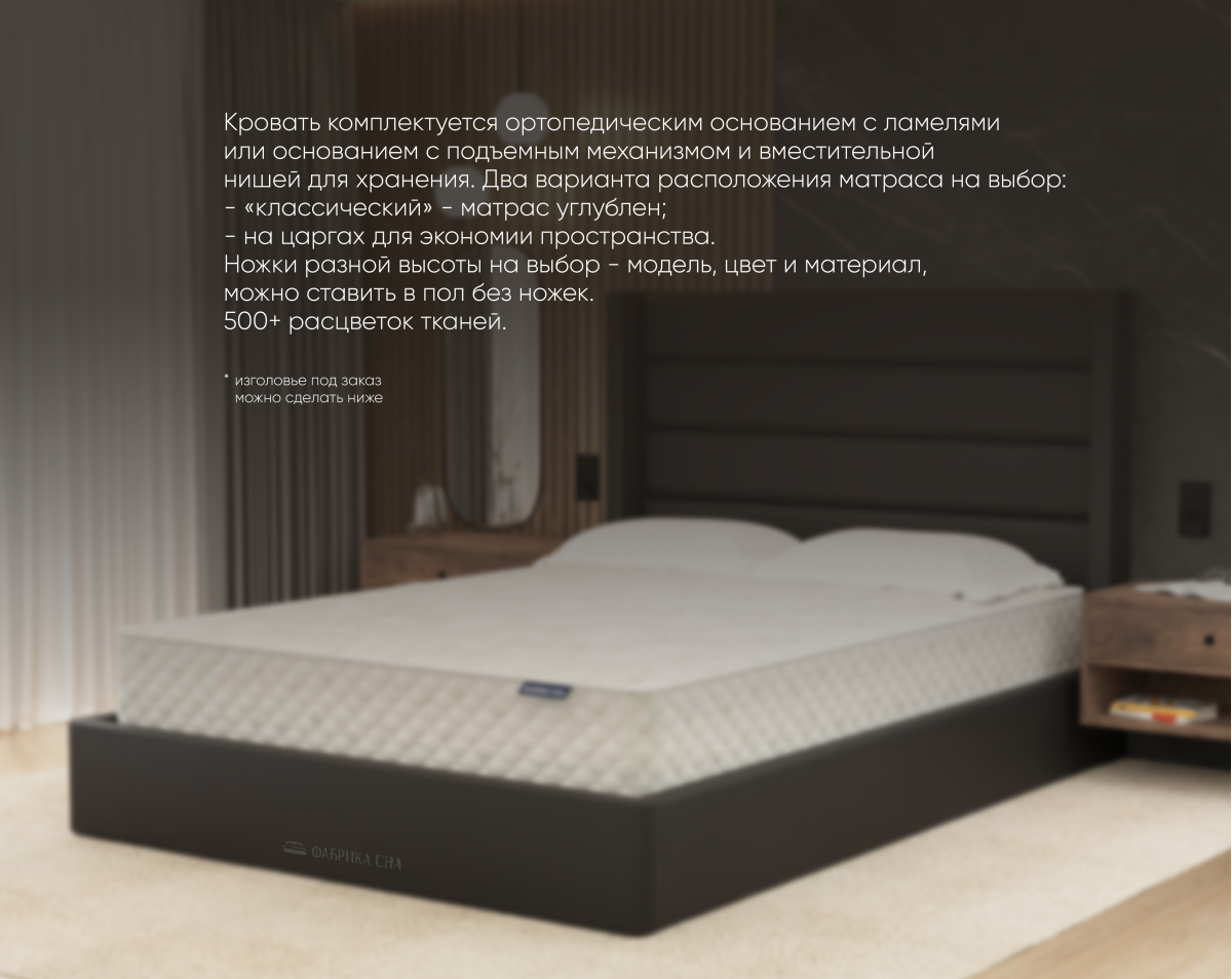 Кровать Фабрика сна Элис-2 200х200