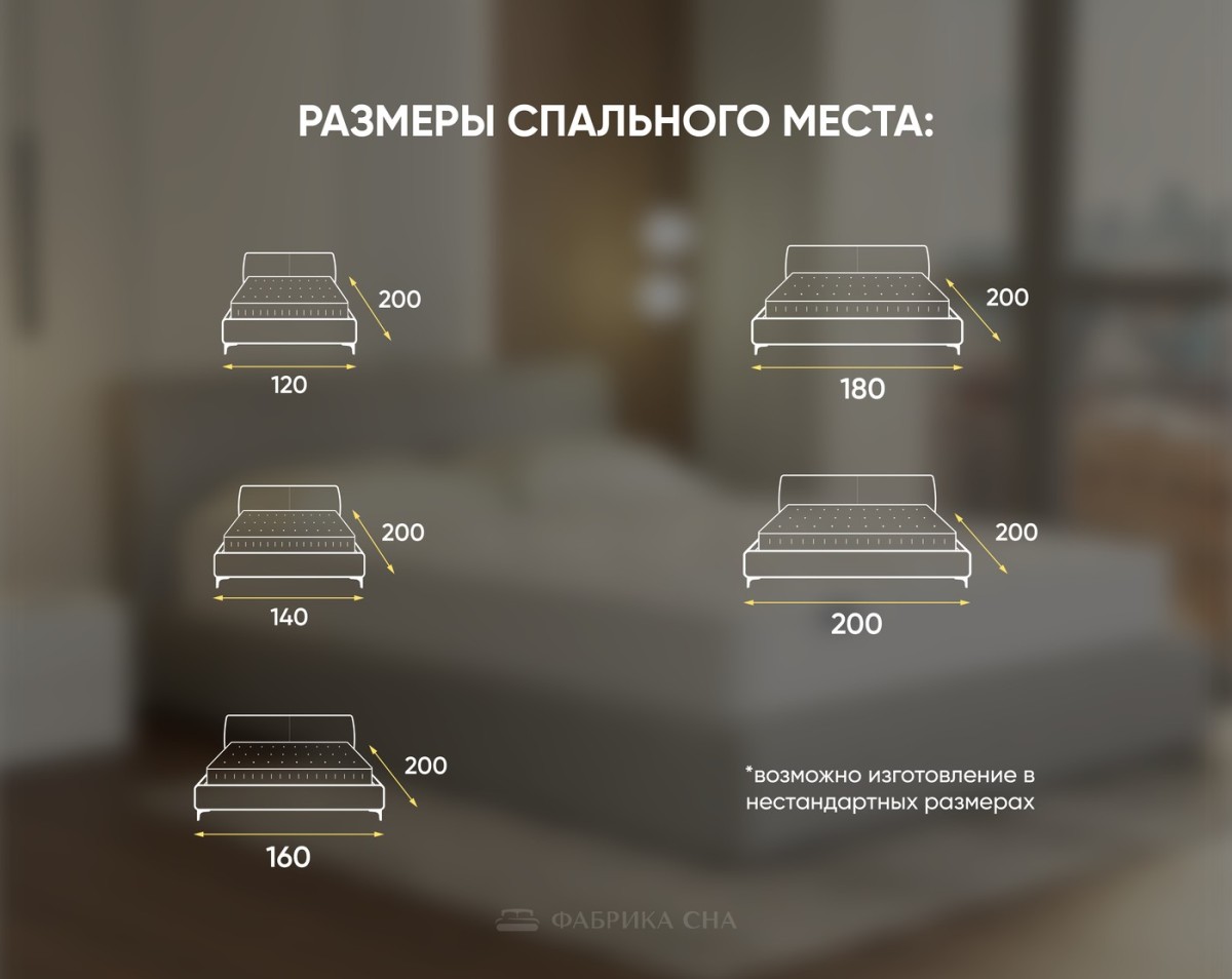 Кровать Фабрика сна Федерико 120х200