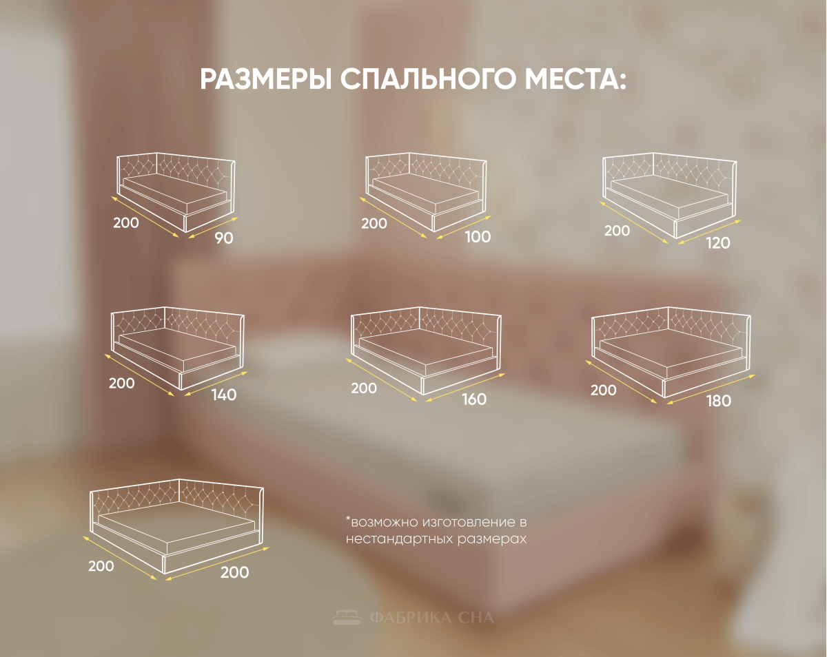Кровать Фабрика сна Юнис 80х200