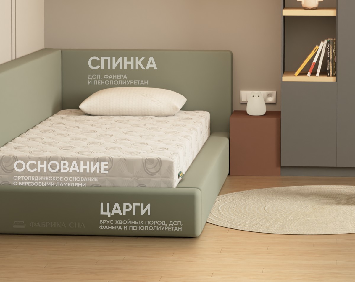 Кровать Фабрика сна Леонель 90х200