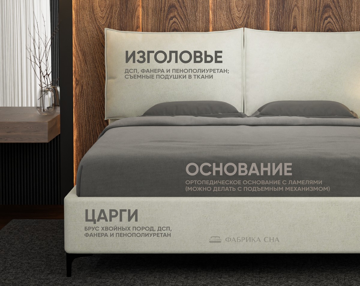 Кровать Фабрика сна Лорин 120х200