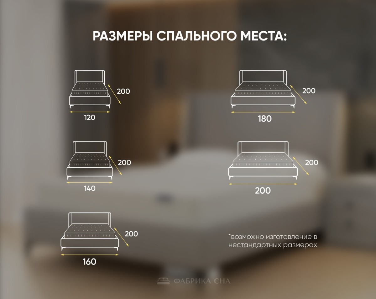 Кровать Фабрика сна Марейн 120х200