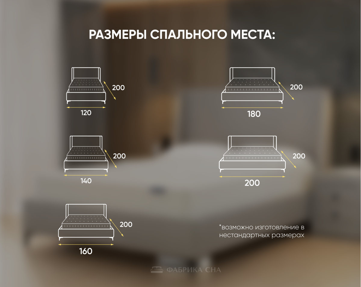 Кровать Фабрика сна Марейн 120х200