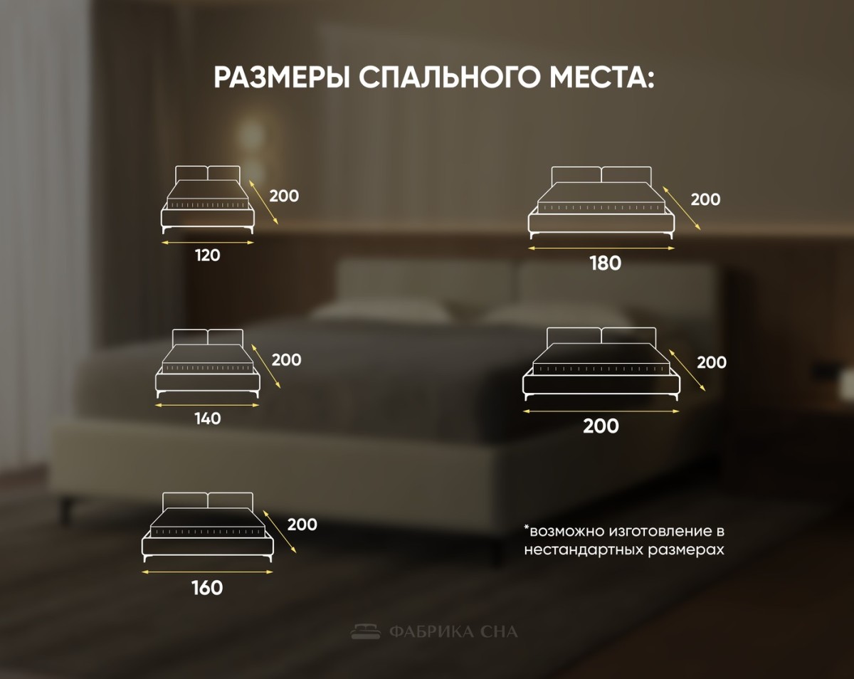 Кровать Фабрика сна Мариотти 120х200